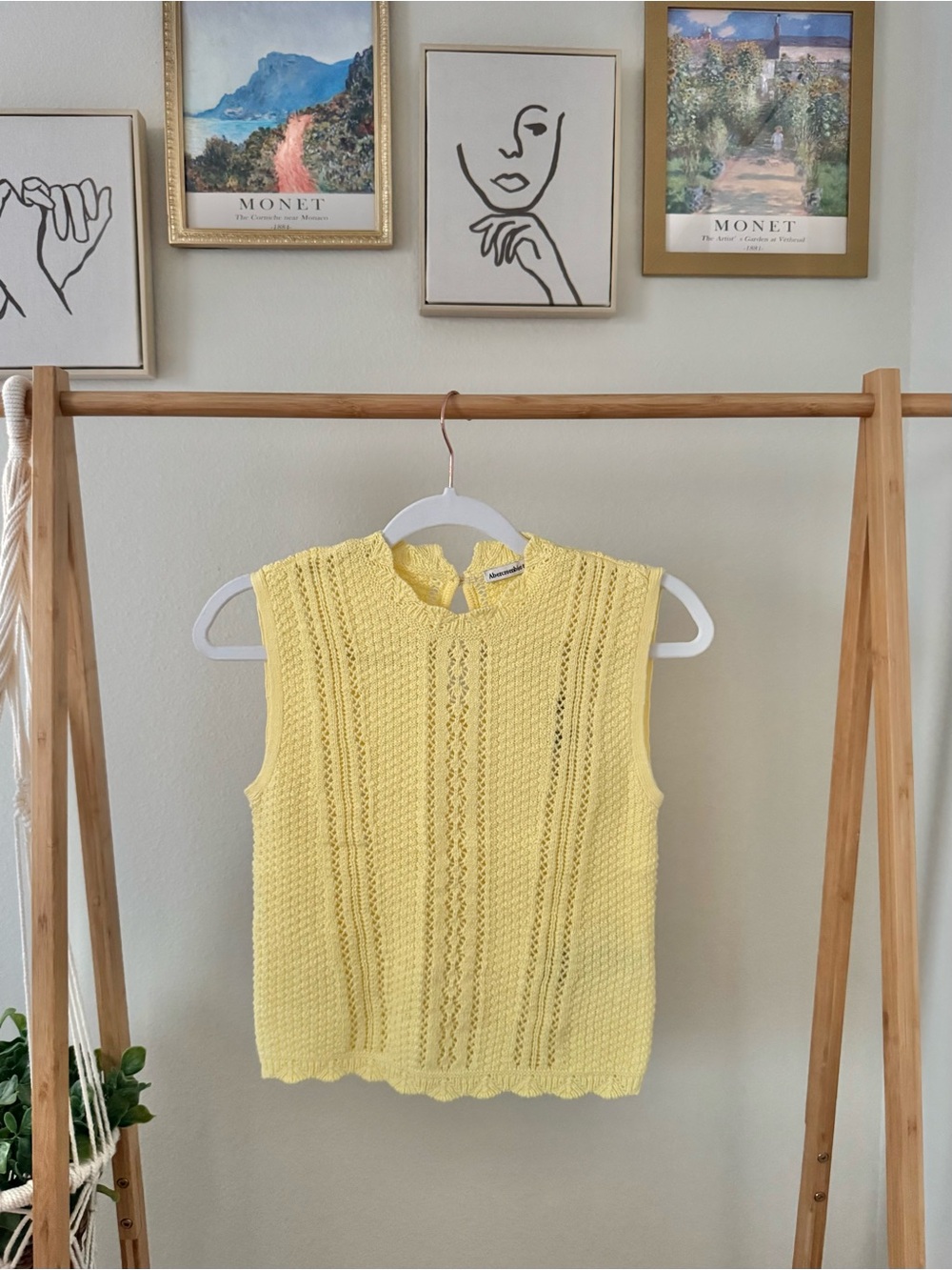 Abercrombie & Fitch Pointelle Top